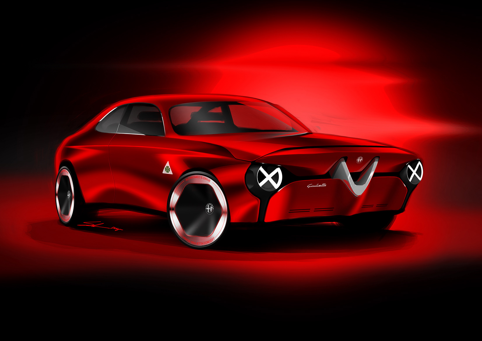 Light and shadow，hosein Soleiman，Hand drawn，