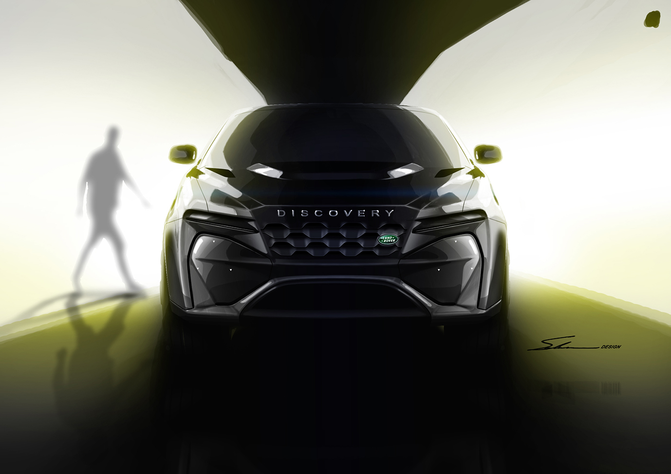 design sketch，Hand drawn，automobile，hosein Soleiman，