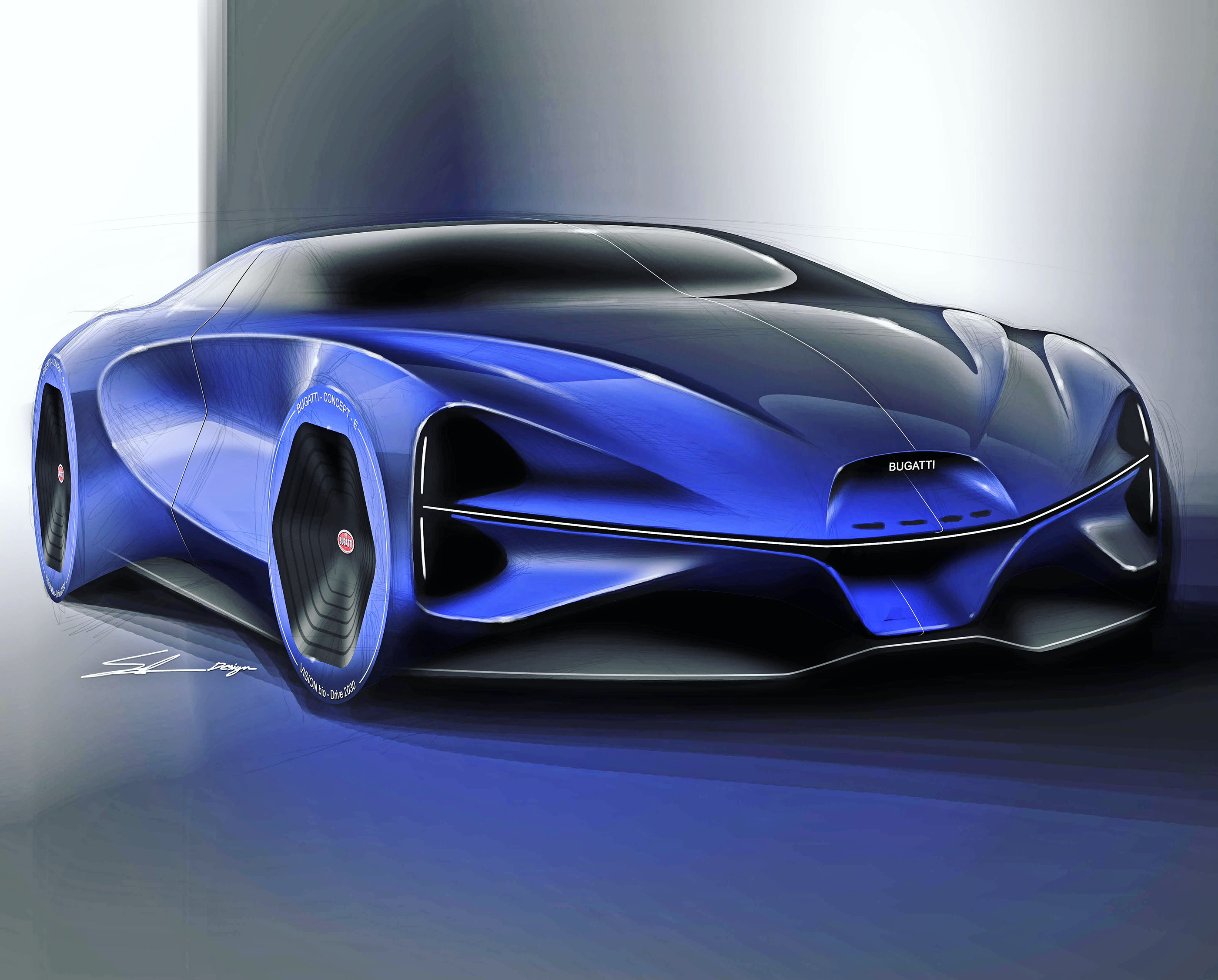 design sketch，Hand drawn，automobile，hosein Soleiman，