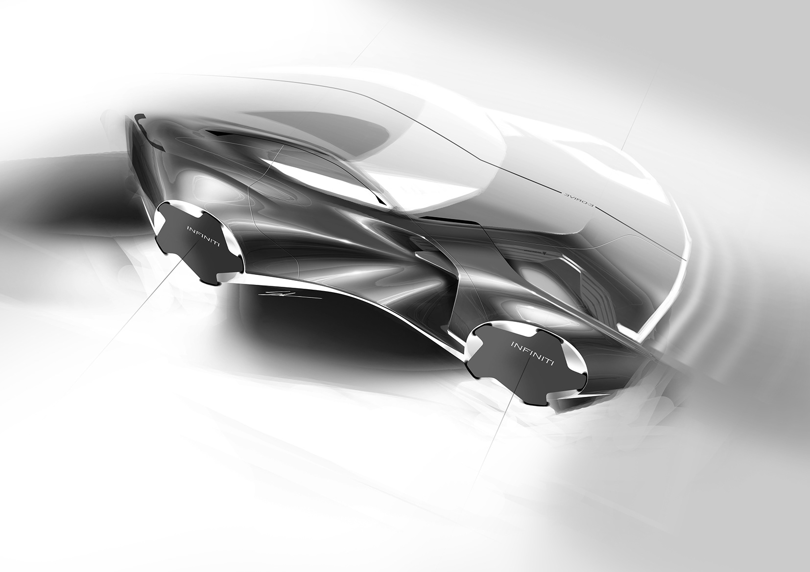 design sketch，Hand drawn，automobile，hosein Soleiman，