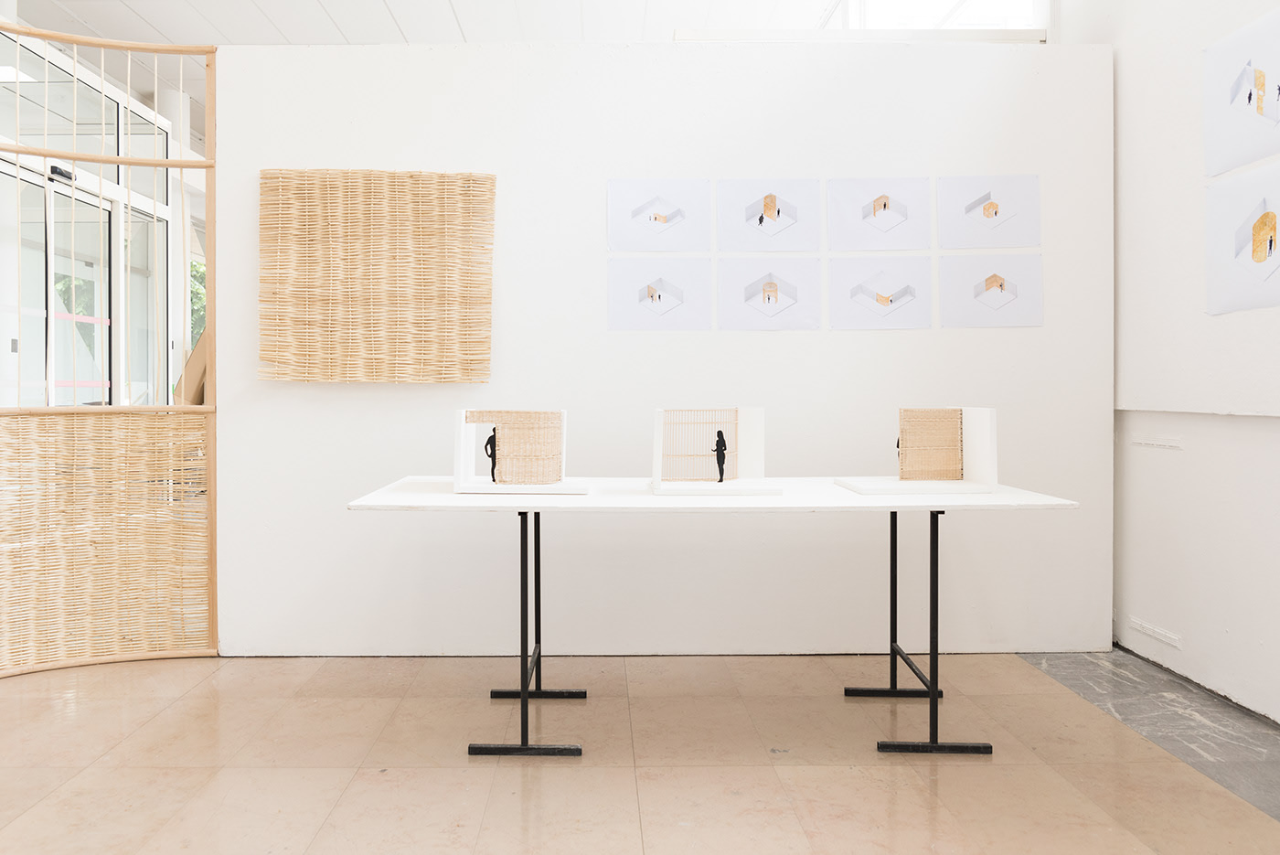 space design ，Interior design，weave，partition，