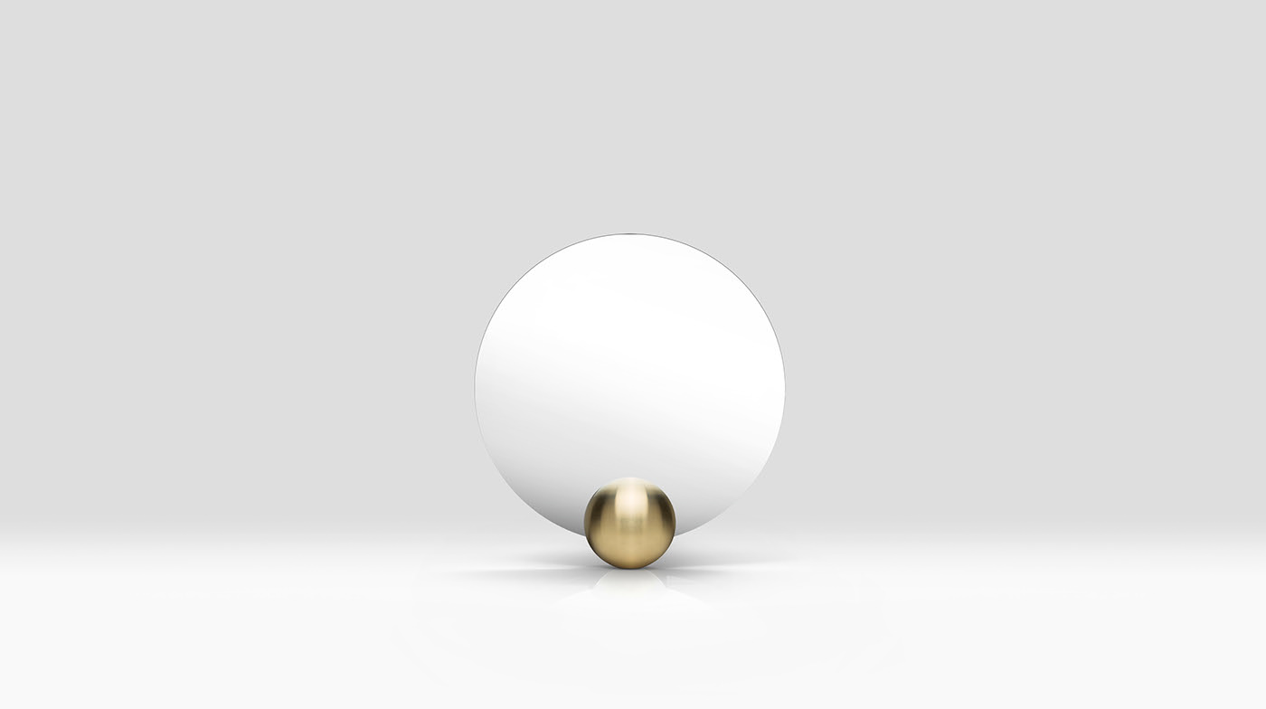 mirror，O Mirror，product design，Double sided mirror，