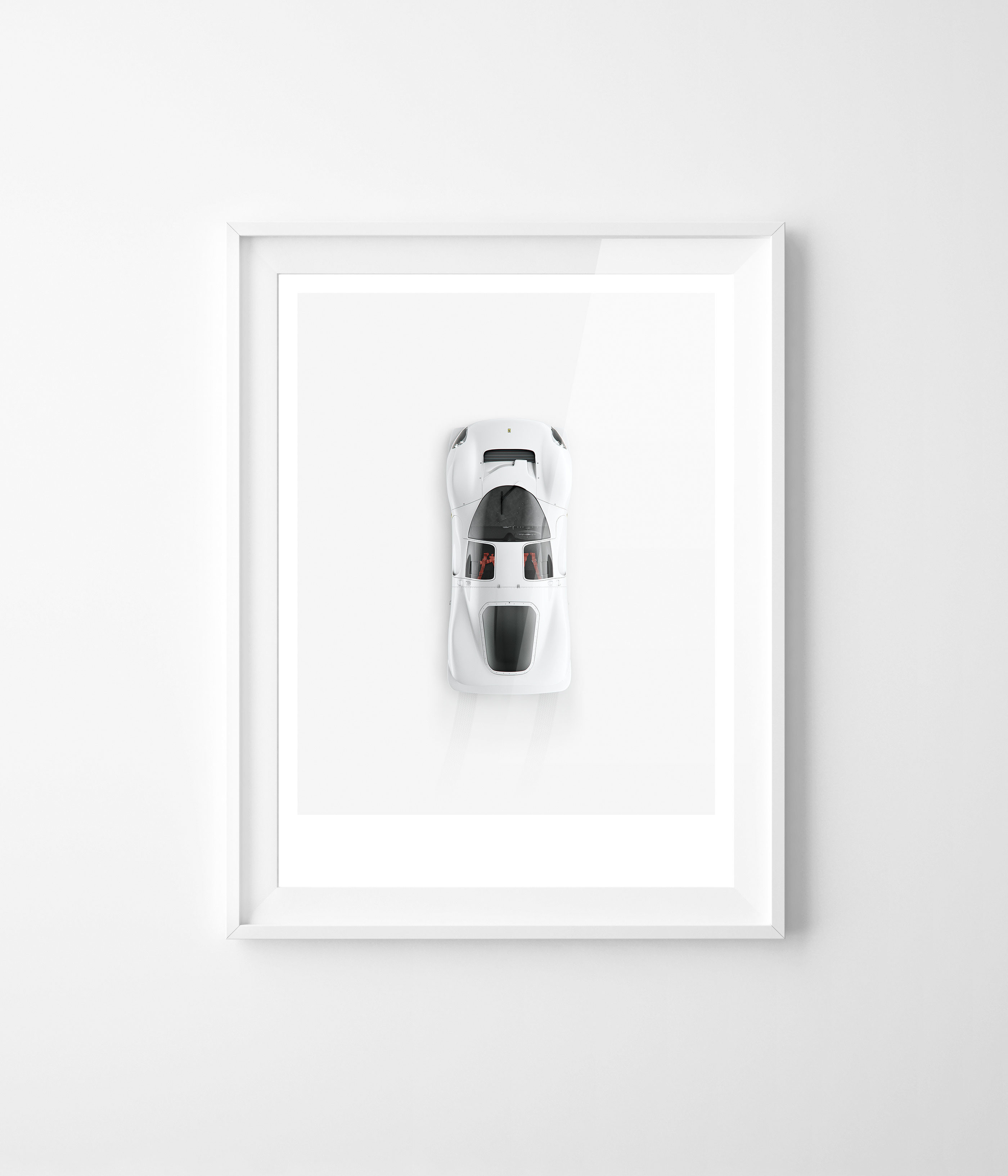 Ferrari 330 P4，automobile，white，