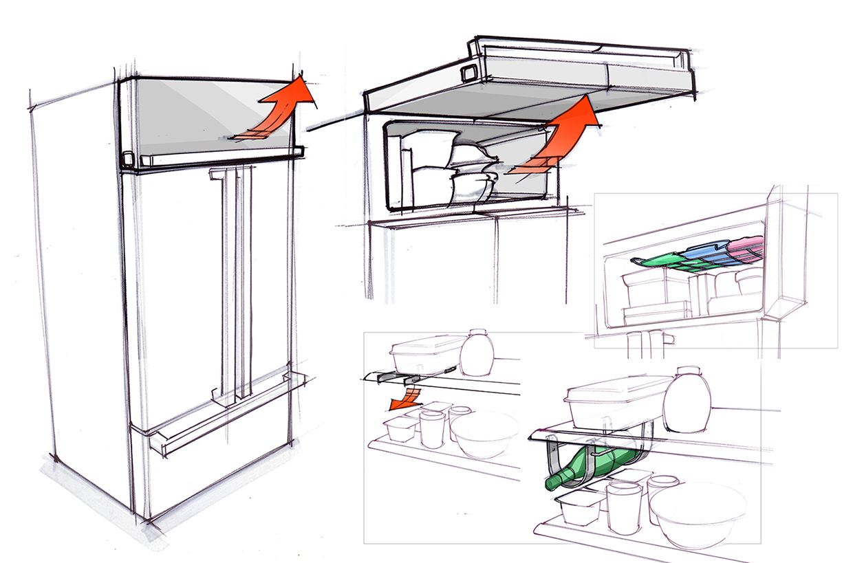 Reprint，industrial design，product design，Refrigerator，haier，