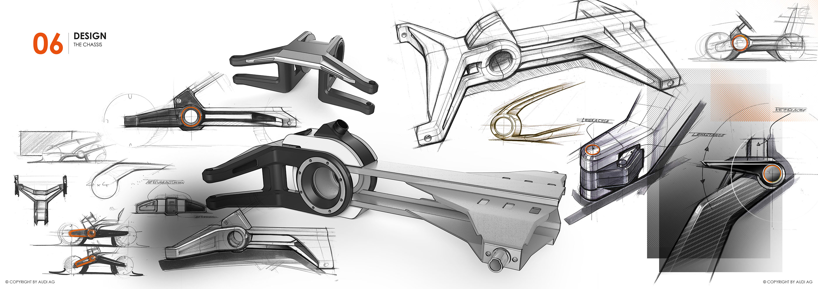 Hand drawn，Racing toy，AUDI ROOKIE，