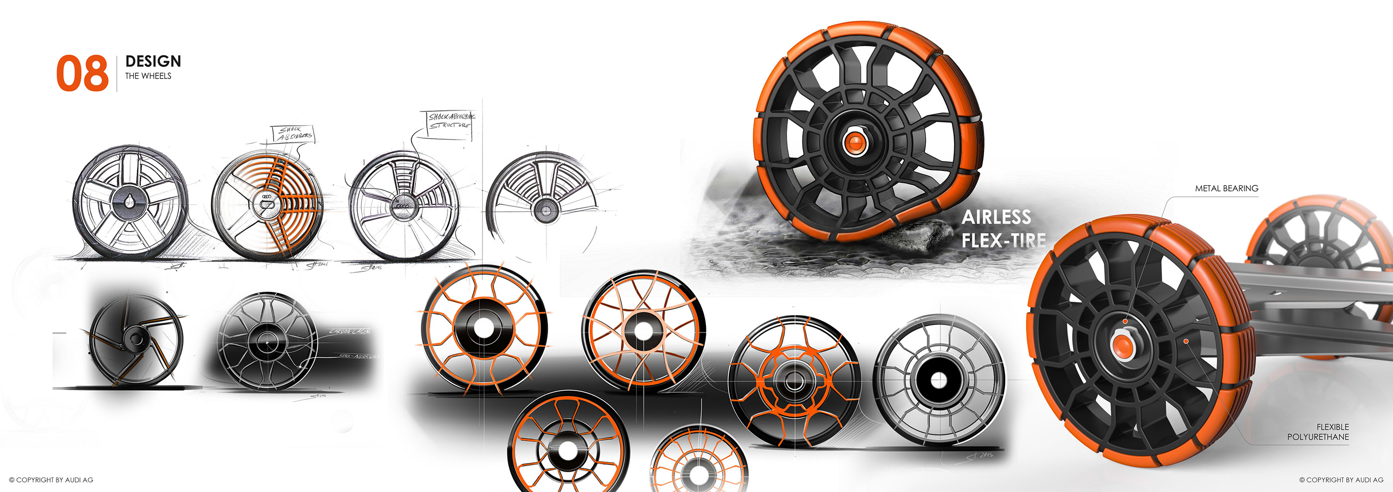 Hand drawn，Racing toy，AUDI ROOKIE，