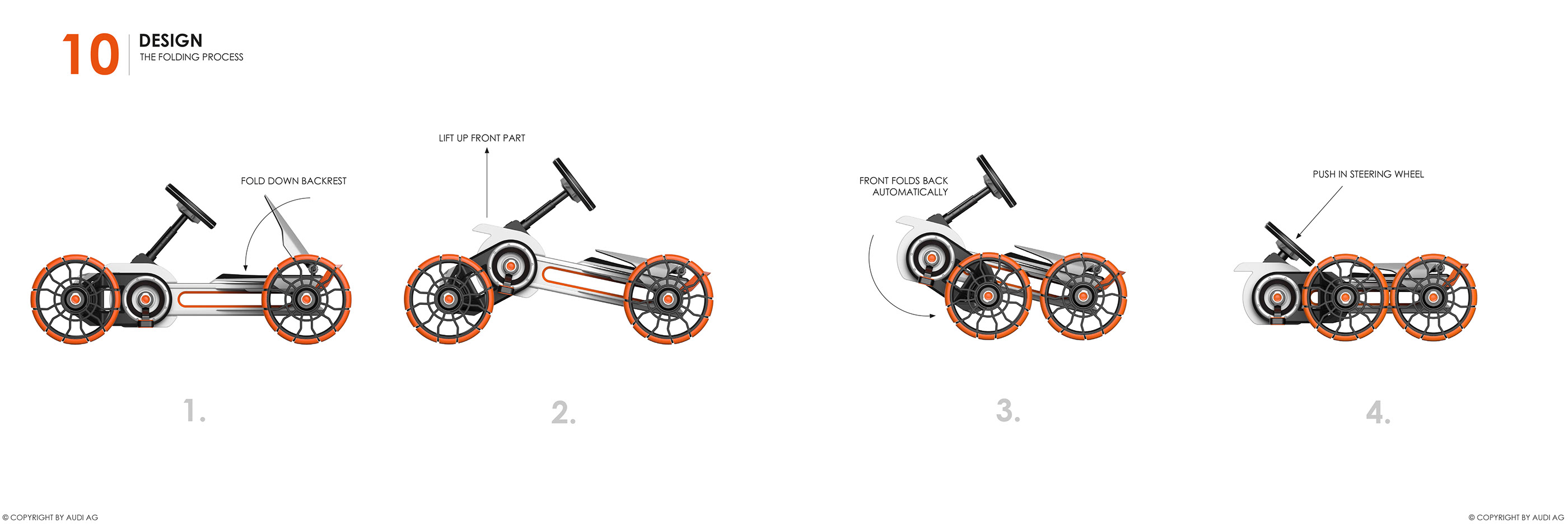 Hand drawn，Racing toy，AUDI ROOKIE，