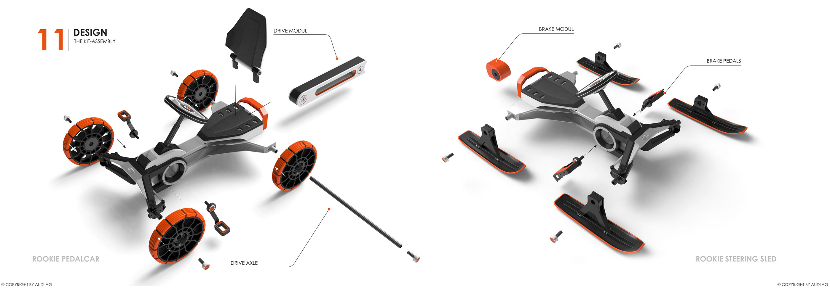 Hand drawn，Racing toy，AUDI ROOKIE，