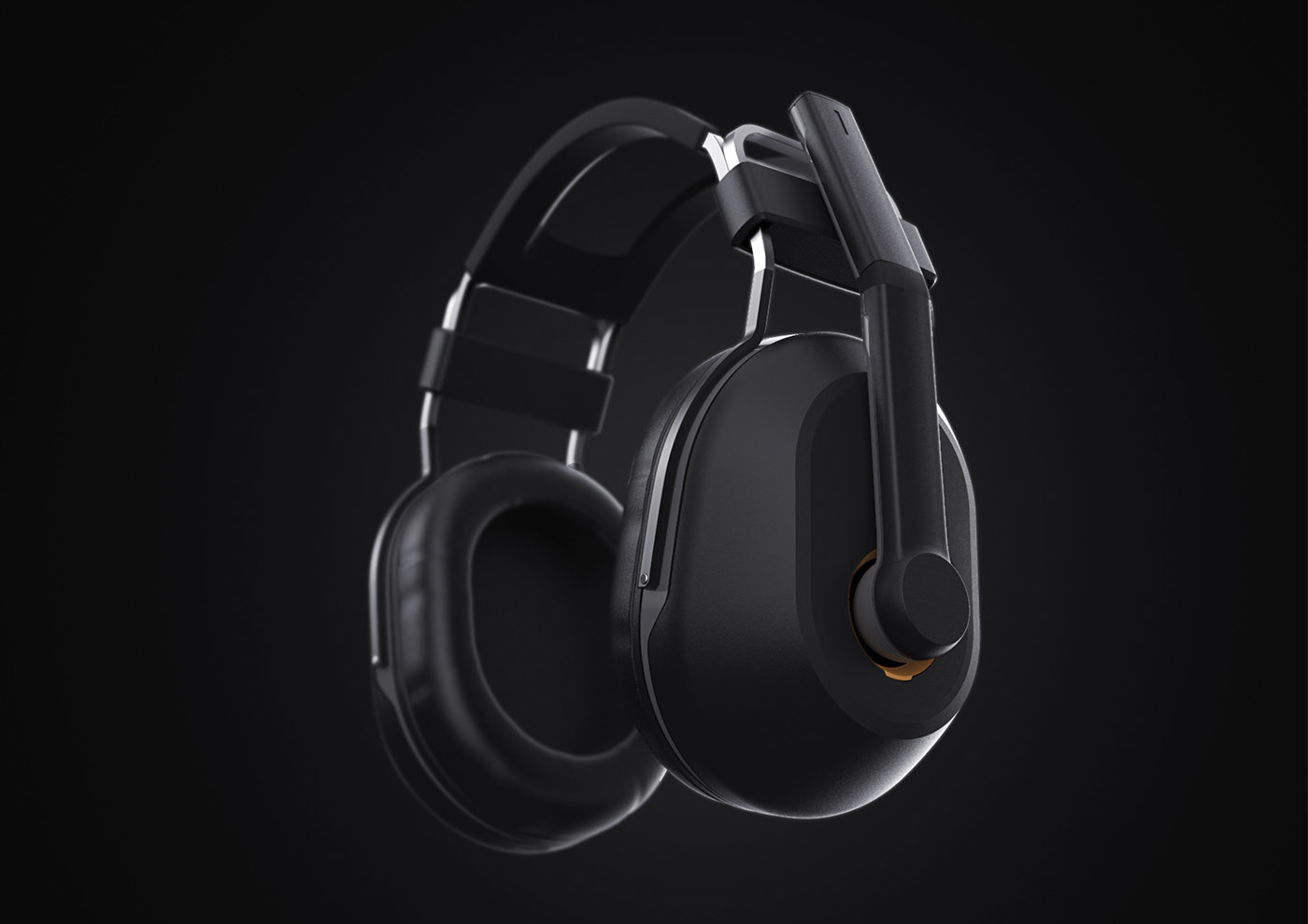 headset，Headwear，black，delicate，durable，