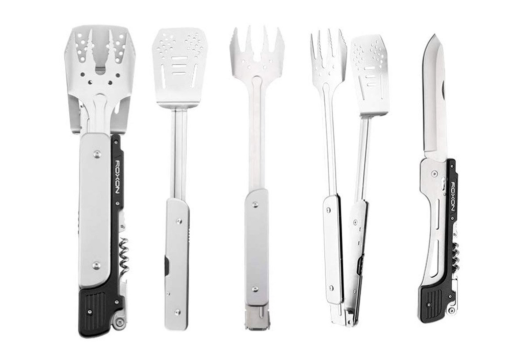 BBQ Tools ，knife，Pliers，Fork，Shovel，Foldable，assemble，