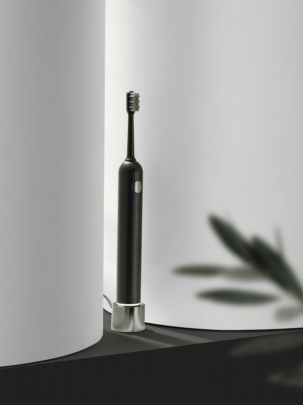 Electric toothbrush，Simplicity，black，Wireless charging，