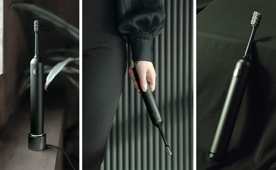 Electric toothbrush，Simplicity，black，Wireless charging，