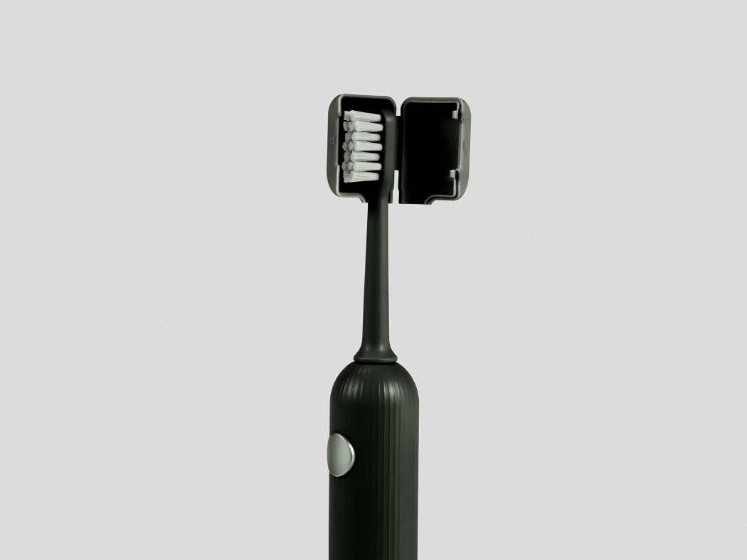 Electric toothbrush，Simplicity，black，Wireless charging，