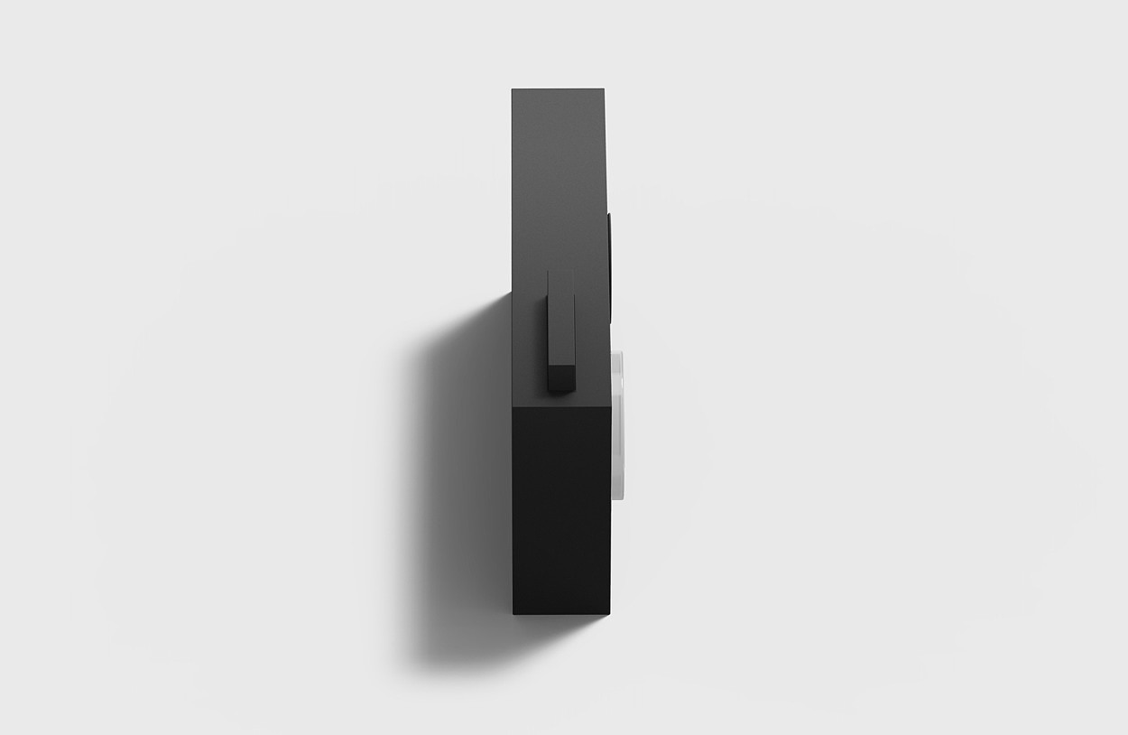 Clock，modern，black and white，Simplicity，