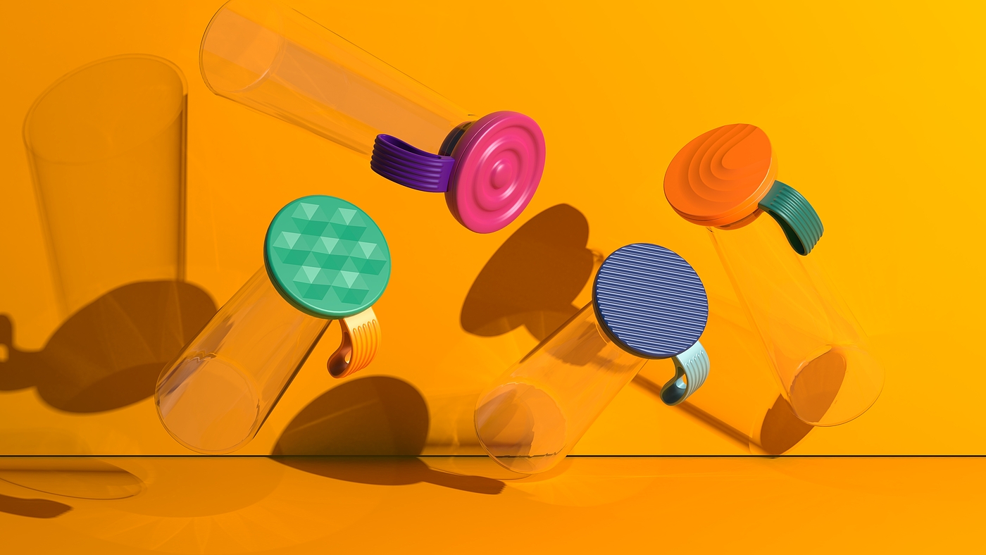 Water cup，daily，daily expenses，Render，industrial design，product，drink water，feed，