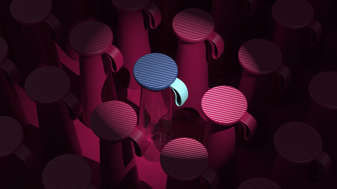 Water cup，daily，daily expenses，Render，industrial design，product，drink water，feed，
