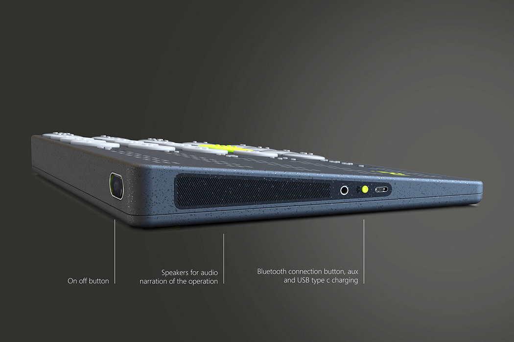 Calculator，Visual impairment cognition，Bluetooth connectivity ，speaker，Ergonomics，