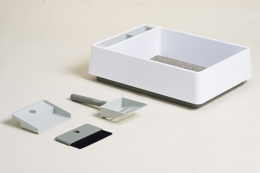 Cove，Move & Down，white，Toilet，Litter Basin，Kitty，Pets，