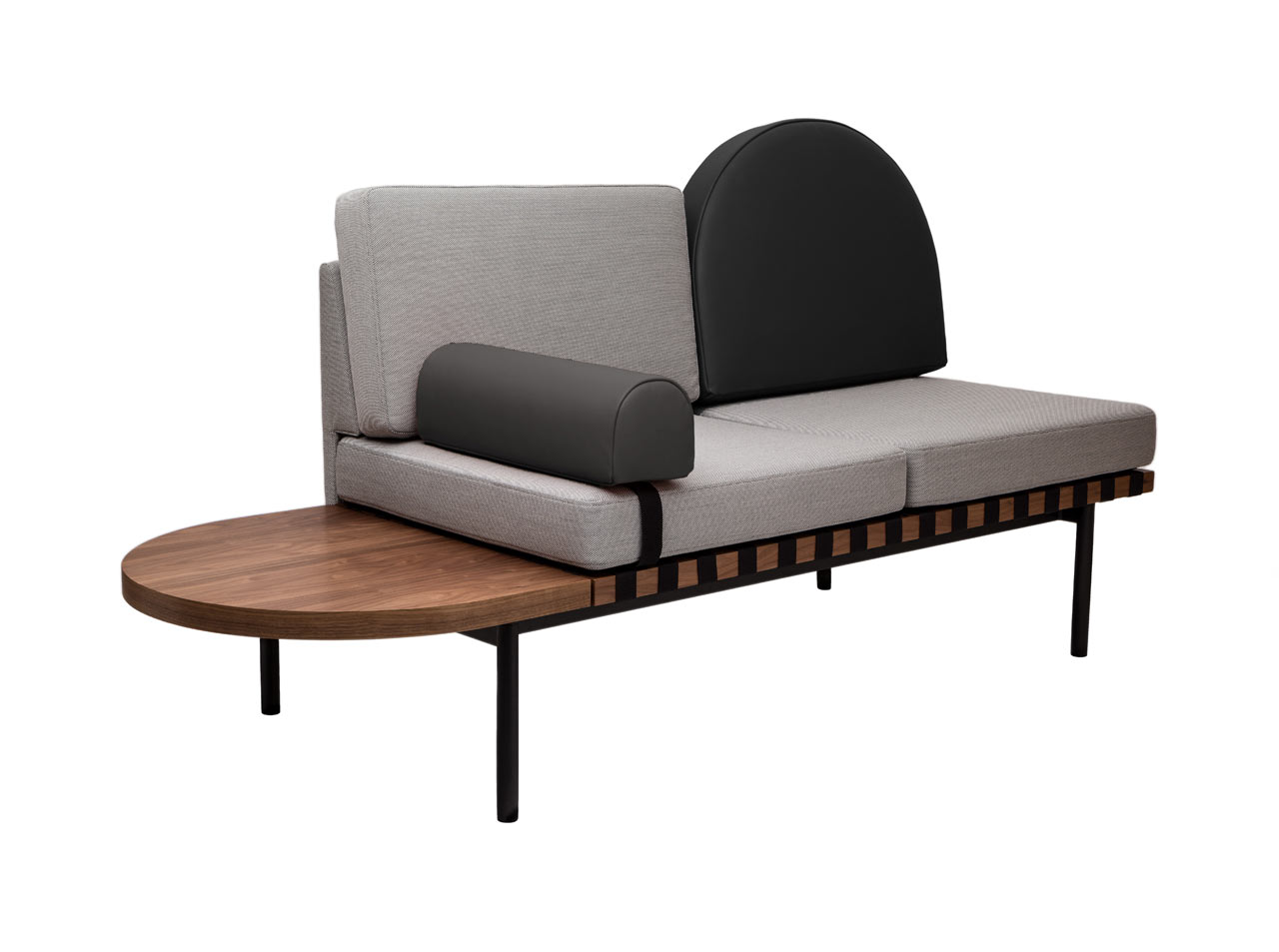 Small fried，chair，chair，Black steel pipe，