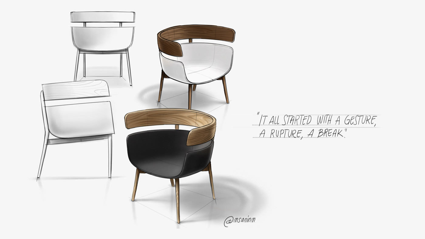 Astra Chair，chair，furniture，industrial design，