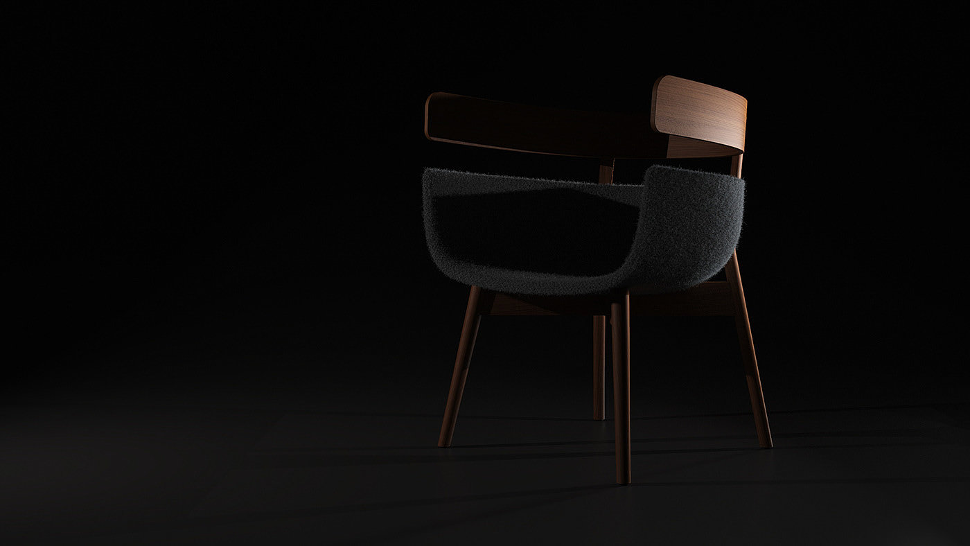 Astra Chair，椅子，家具，工业设计，