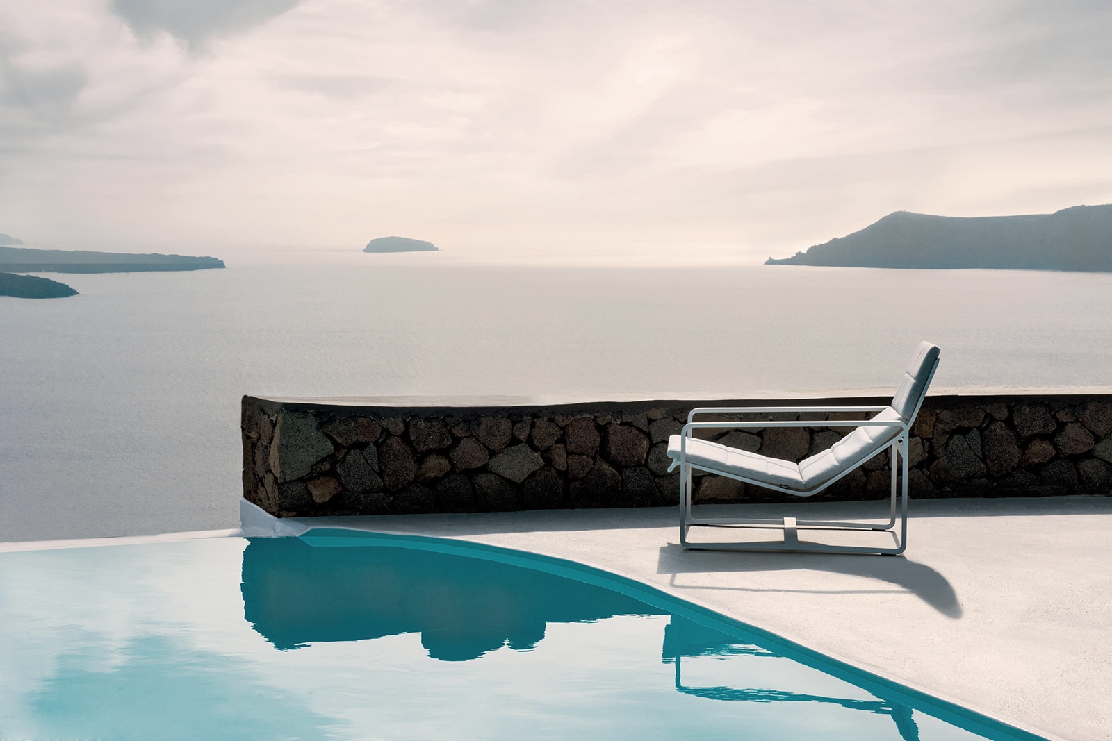 Neutra Collection，deck chair，Metal，