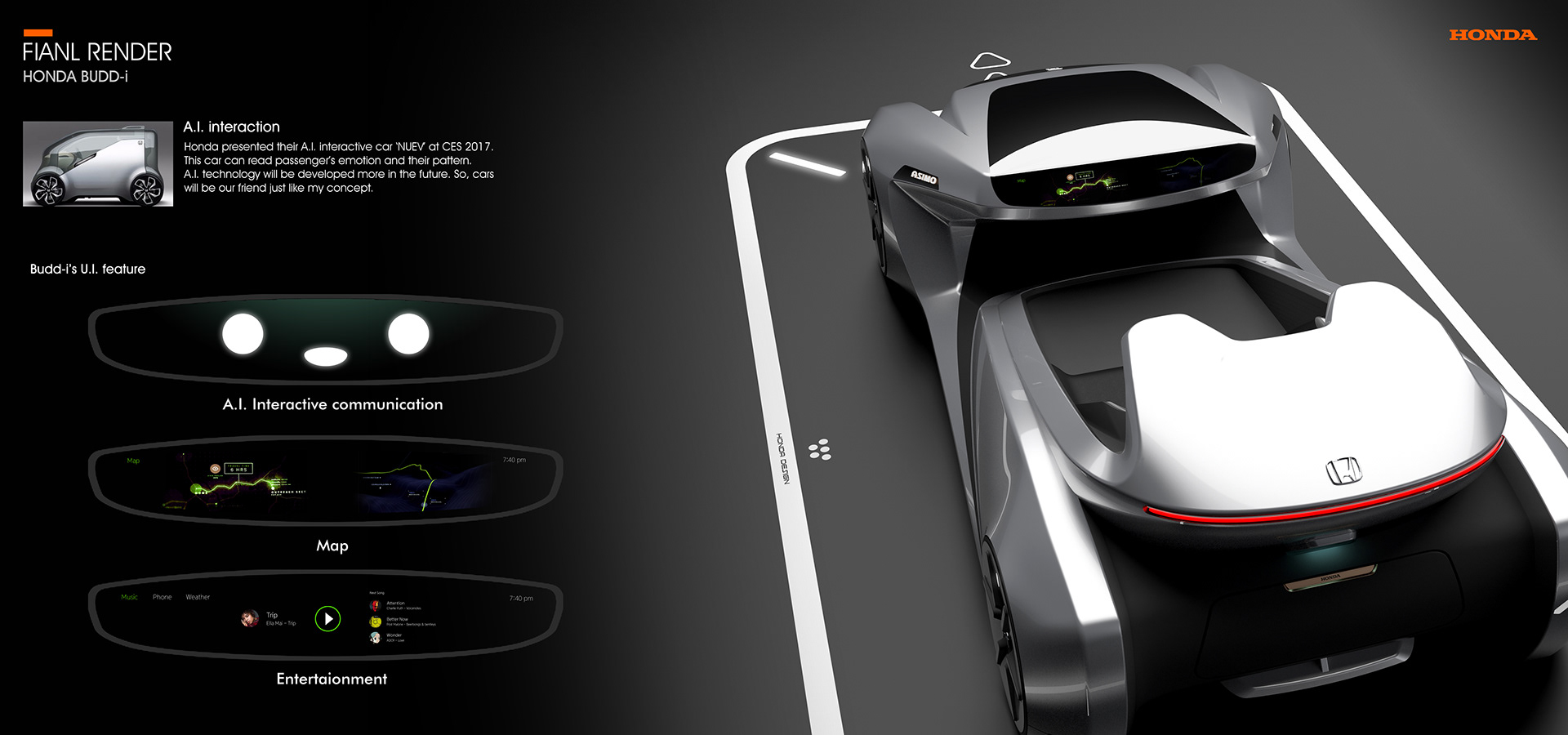 originality，Design，concept，Honda，