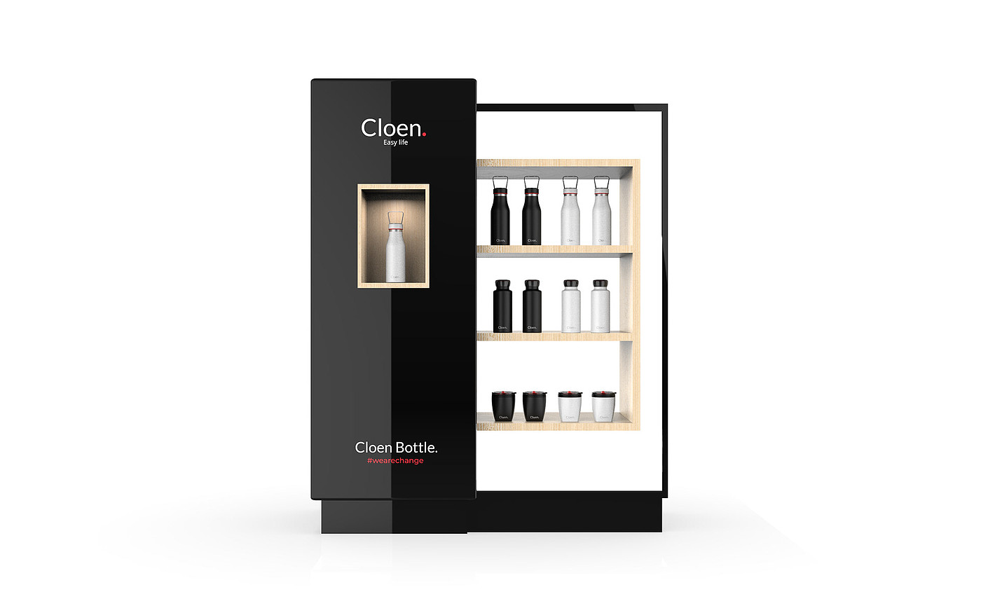 originality，Design，Cloen bottle，Water cup，