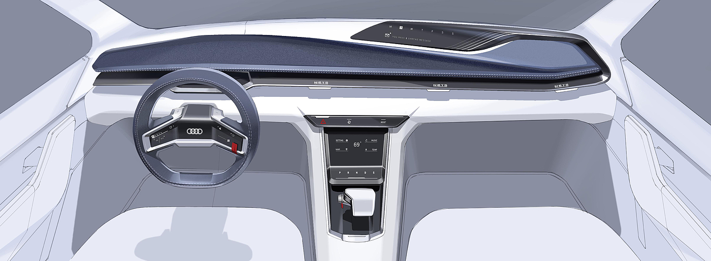 Vehicle design，Interior，audi，roaster，conceptual design，Automobile design，