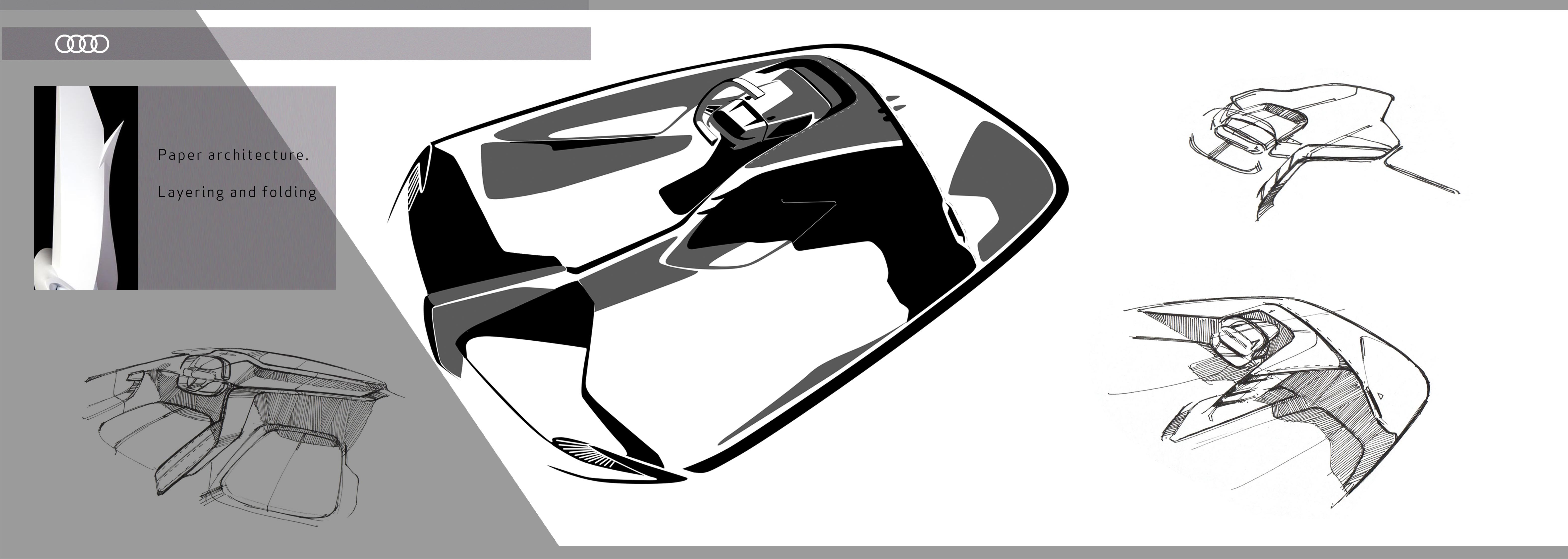 Vehicle design，Interior，audi，roaster，conceptual design，Automobile design，