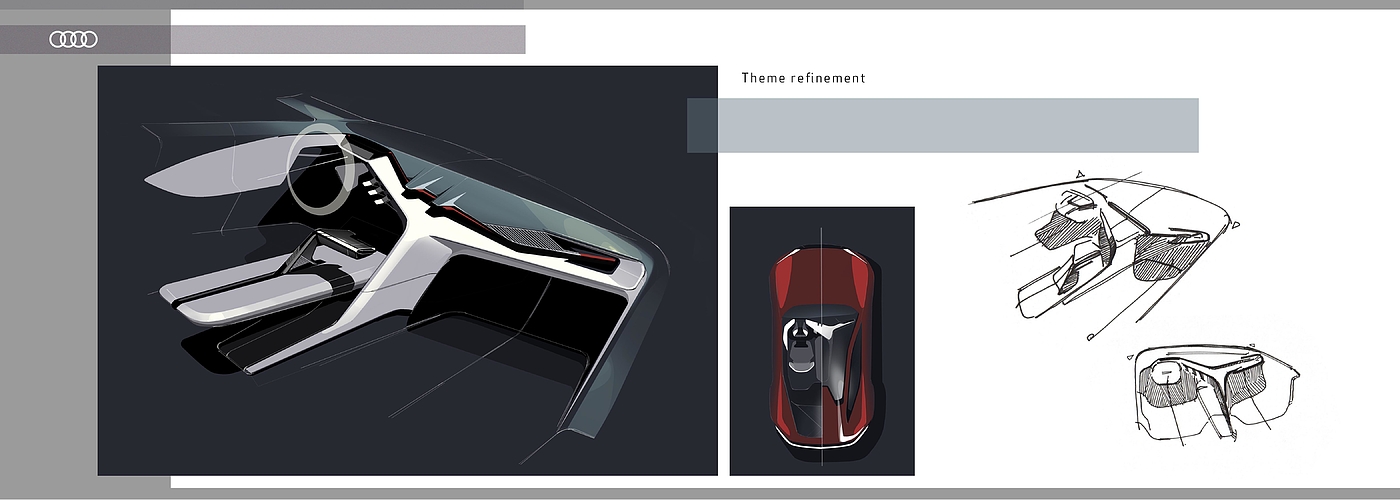 Vehicle design，Interior，audi，roaster，conceptual design，Automobile design，