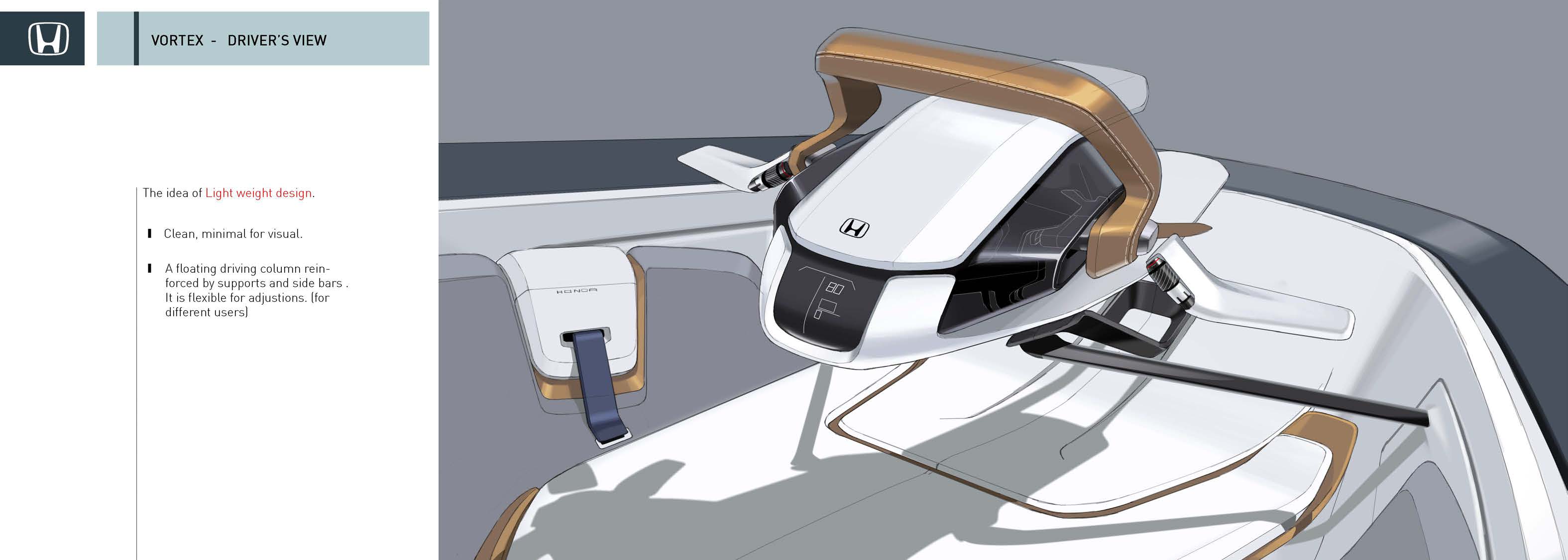 conceptual design，Interior design，Vehicle design，submarine，honda，