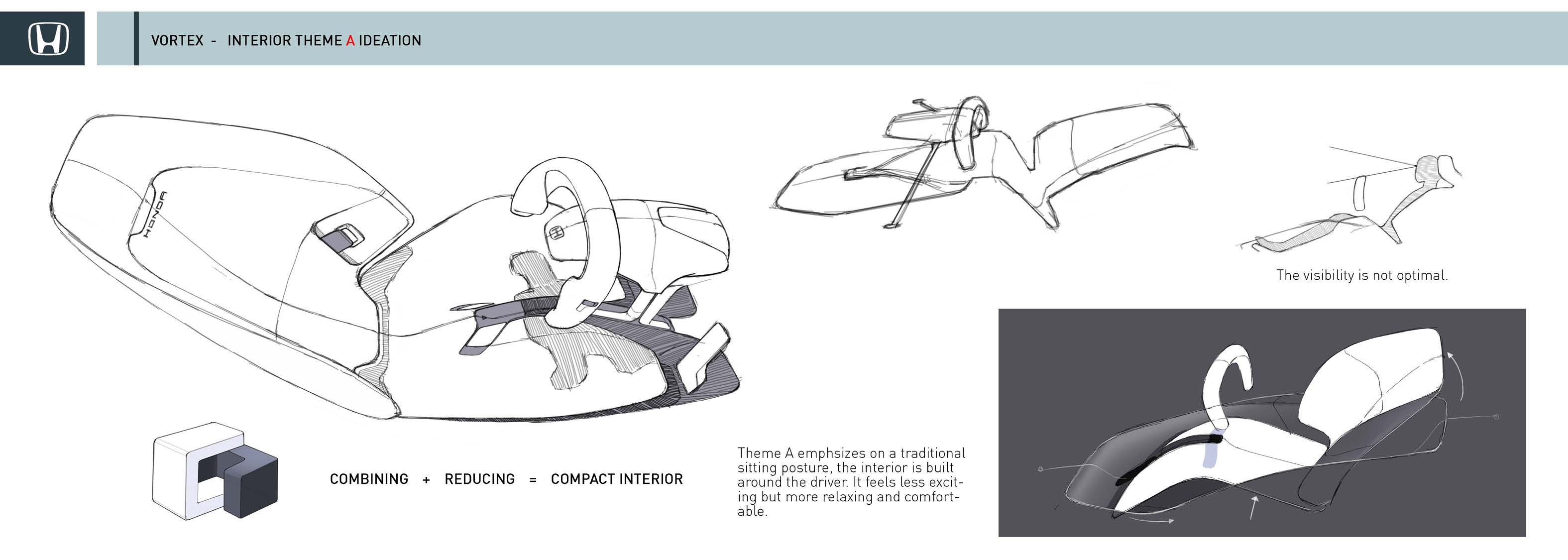 conceptual design，Interior design，Vehicle design，submarine，honda，