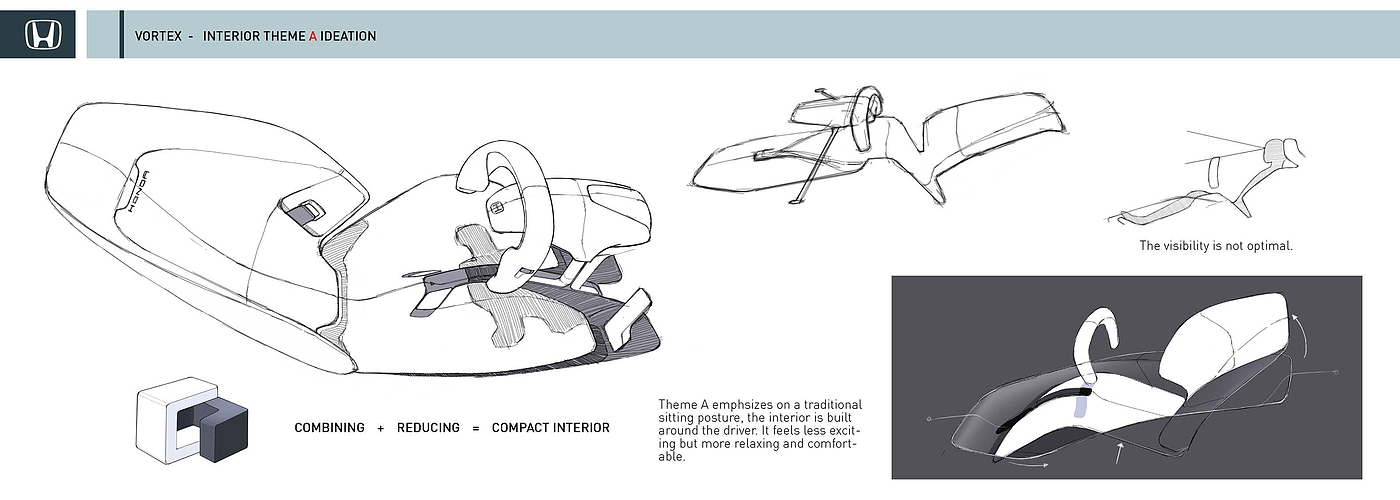 概念设计，内饰设计，交通工具设计，潜水艇，honda，