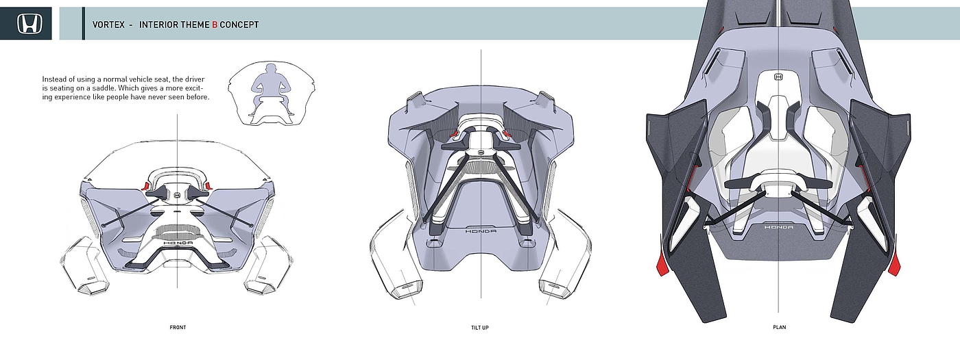 概念设计，内饰设计，交通工具设计，潜水艇，honda，