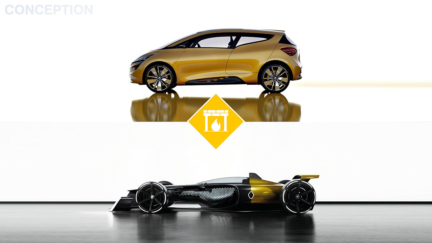 concept，renault，racing，Sports car，