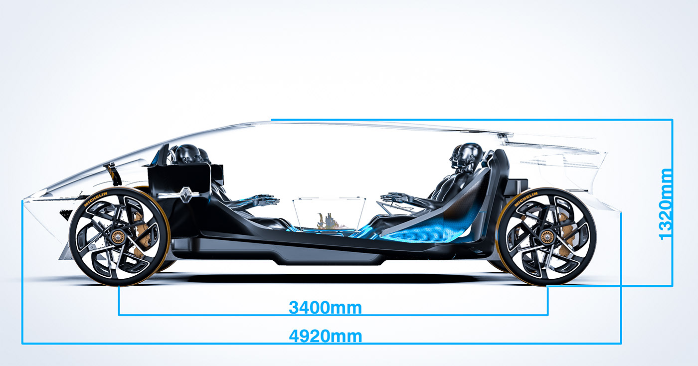 concept，renault，racing，Sports car，