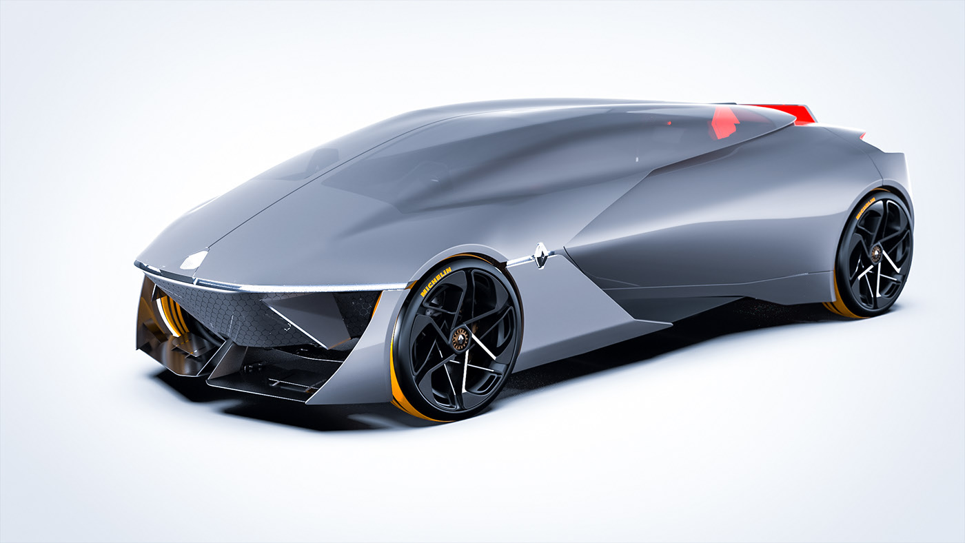 concept，renault，racing，Sports car，