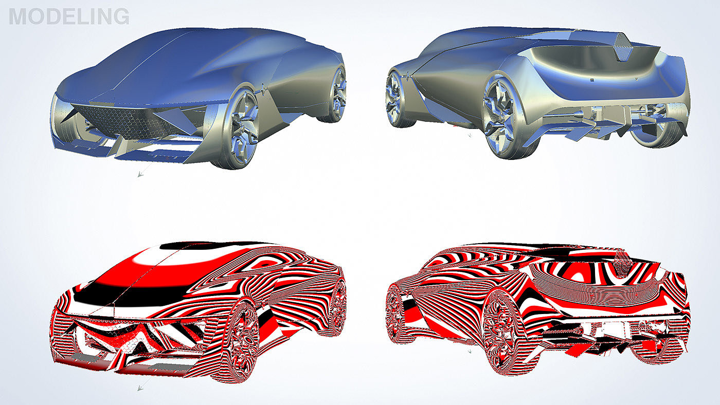 concept，renault，racing，Sports car，