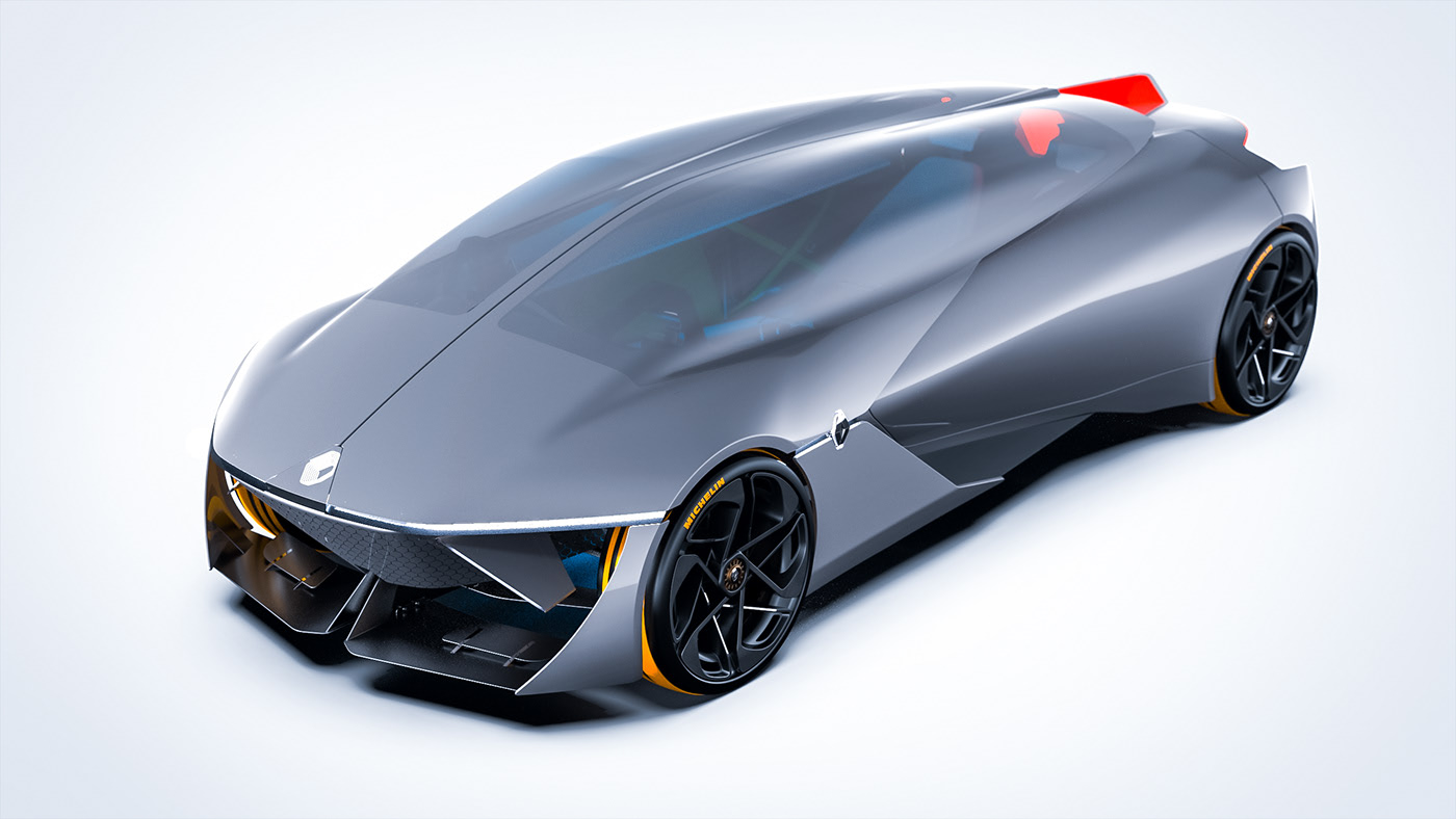 concept，renault，racing，Sports car，
