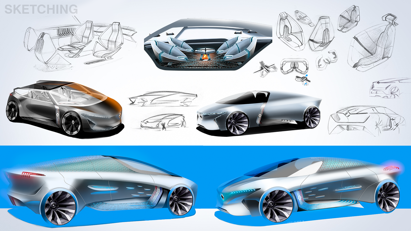concept，renault，racing，Sports car，