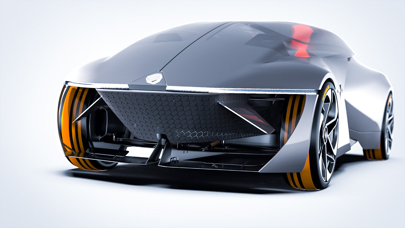 concept，renault，racing，Sports car，