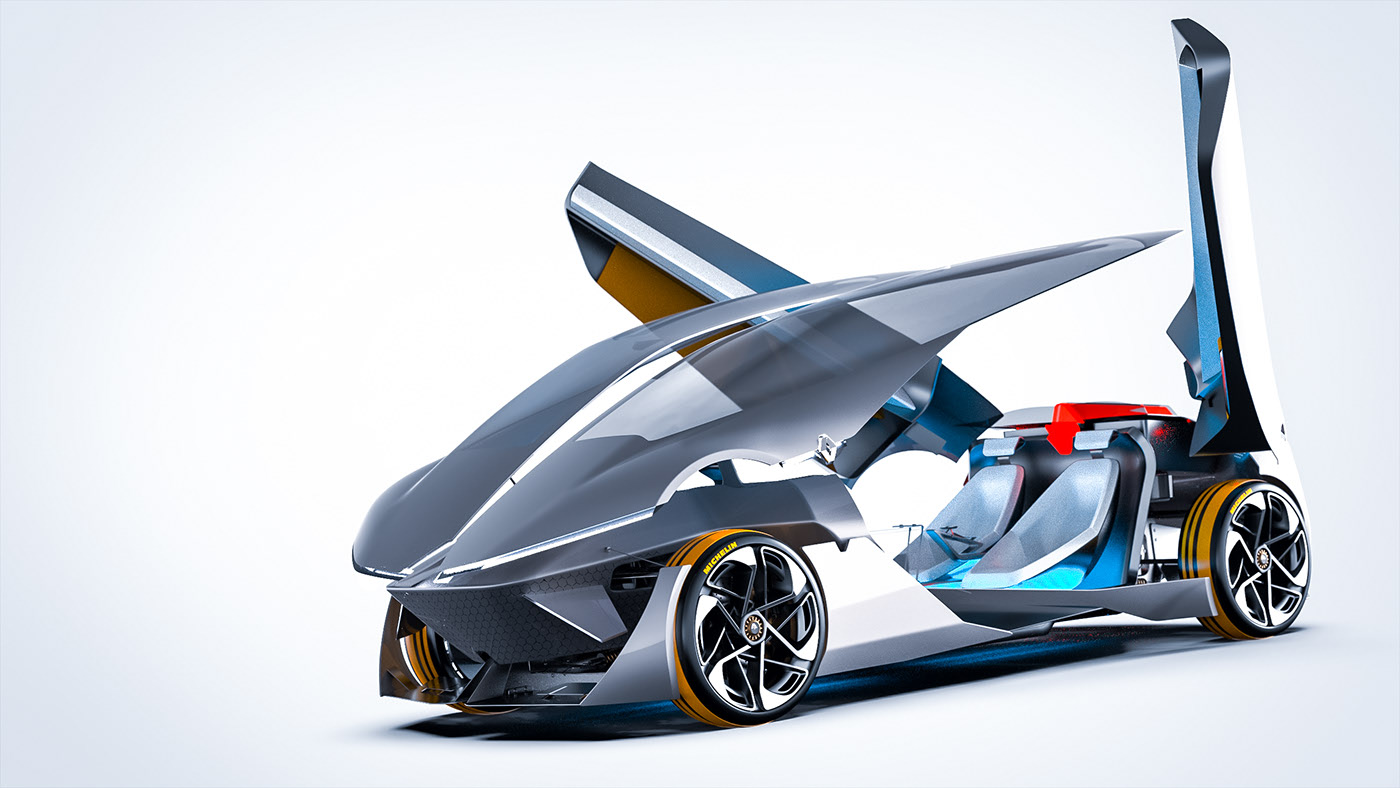 concept，renault，racing，Sports car，