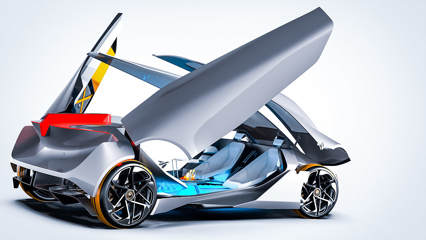 concept，renault，racing，Sports car，