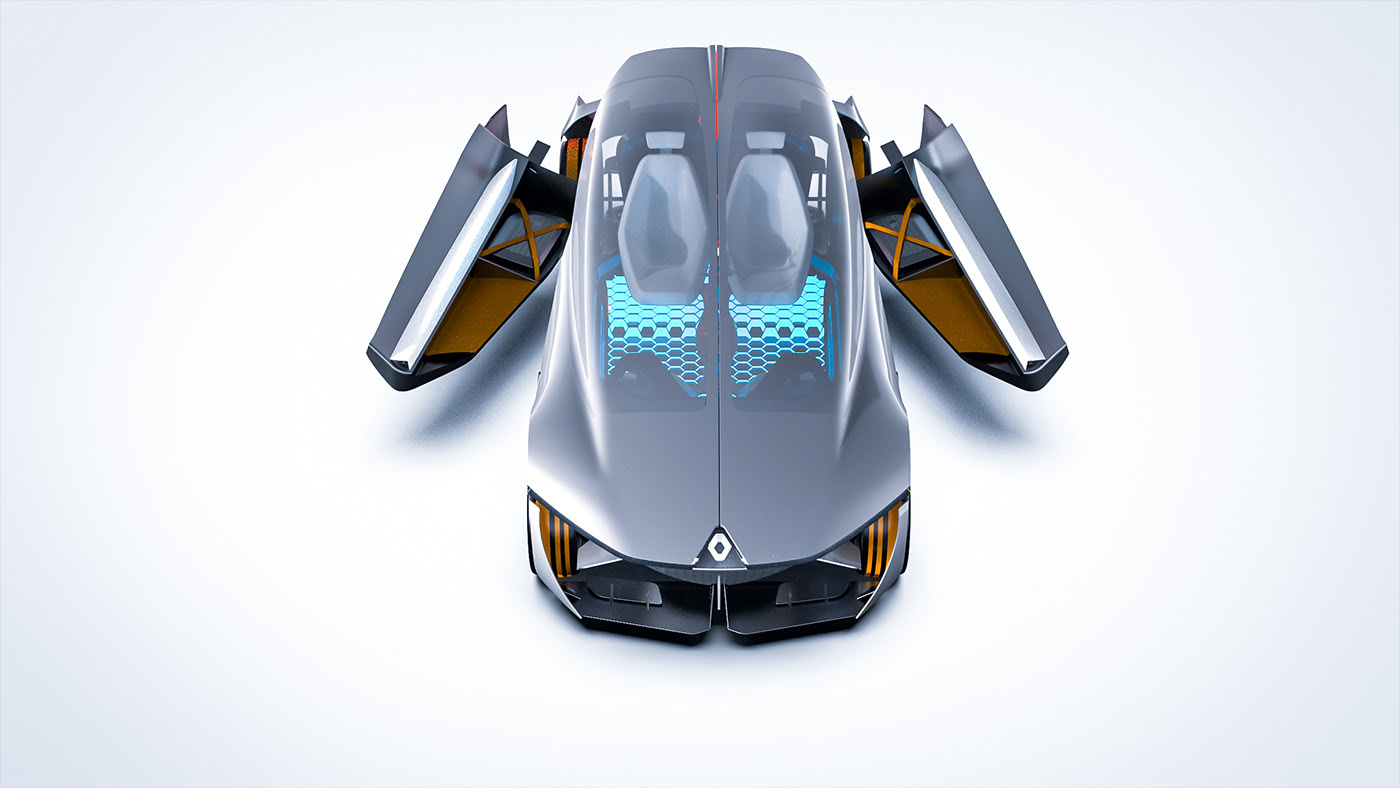concept，renault，racing，Sports car，