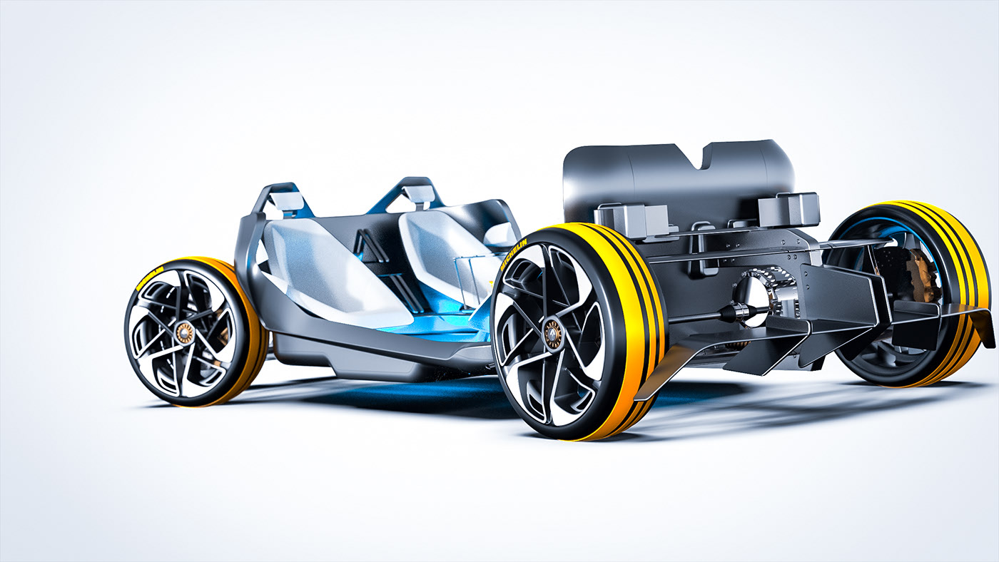 concept，renault，racing，Sports car，