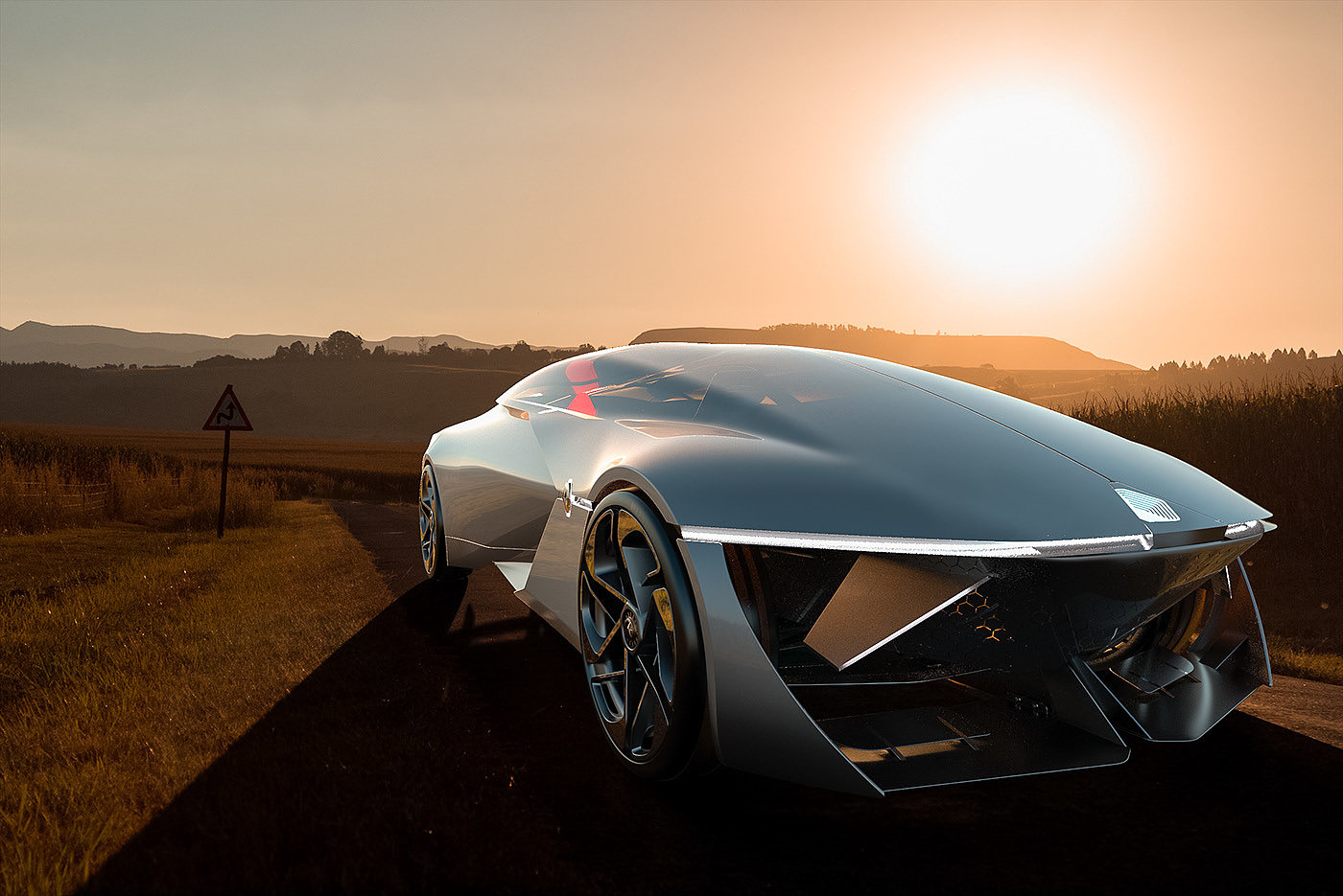 concept，renault，racing，Sports car，