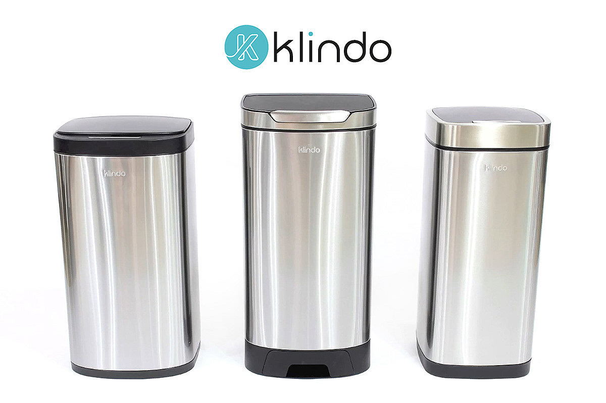 Klindo，现代，集成，智能，推式垃圾箱，