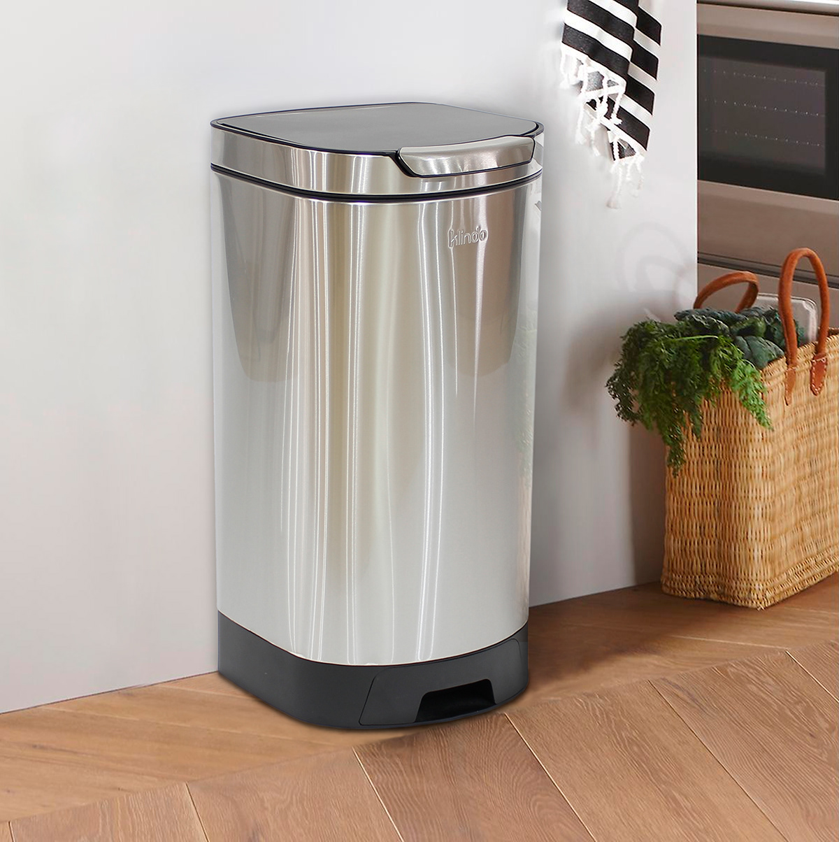 Clindo，modern，integrate，intelligence，Push dustbin，