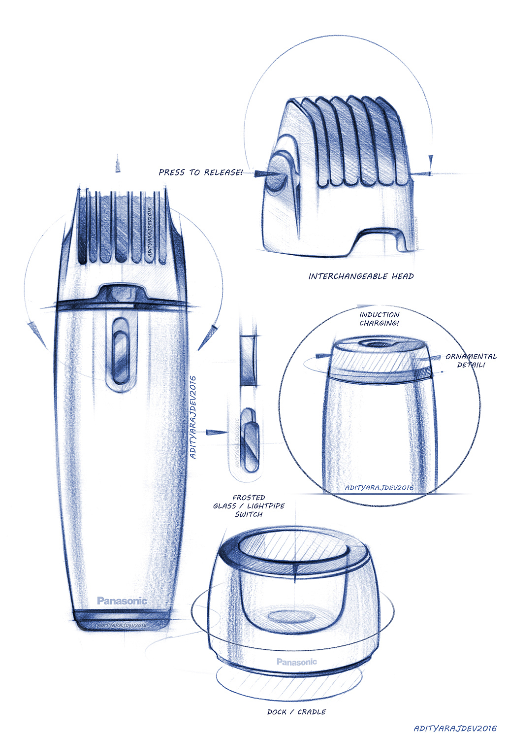 product design，sketch，Render，Hand drawn，Ubee ，